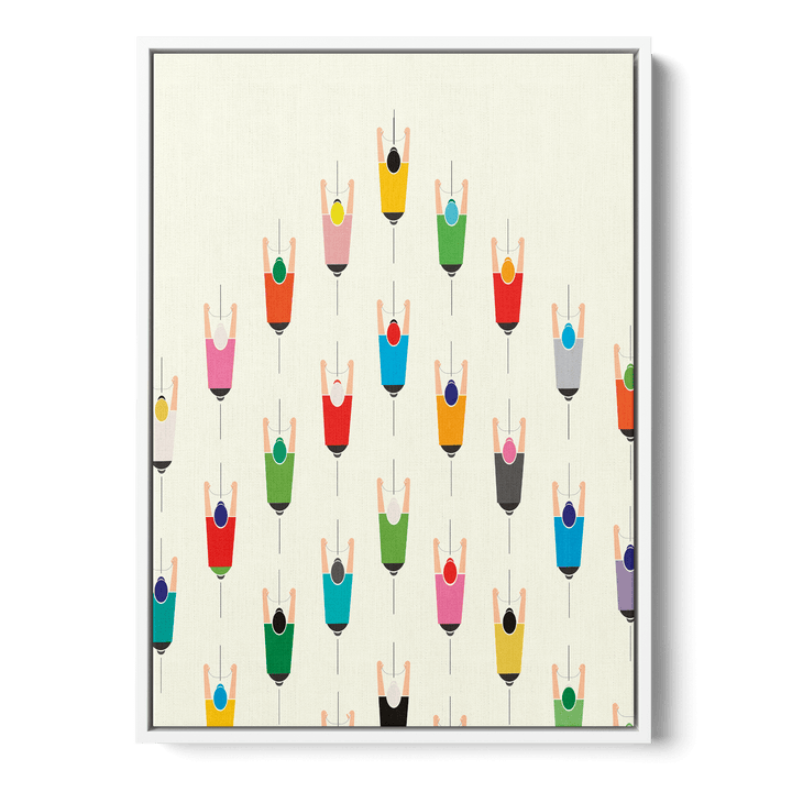 Leading The Pack Canvas