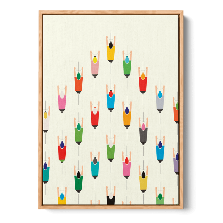 Leading The Pack Canvas