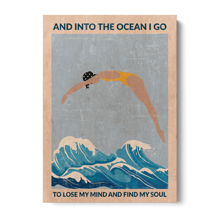 Into The Ocean Canvas