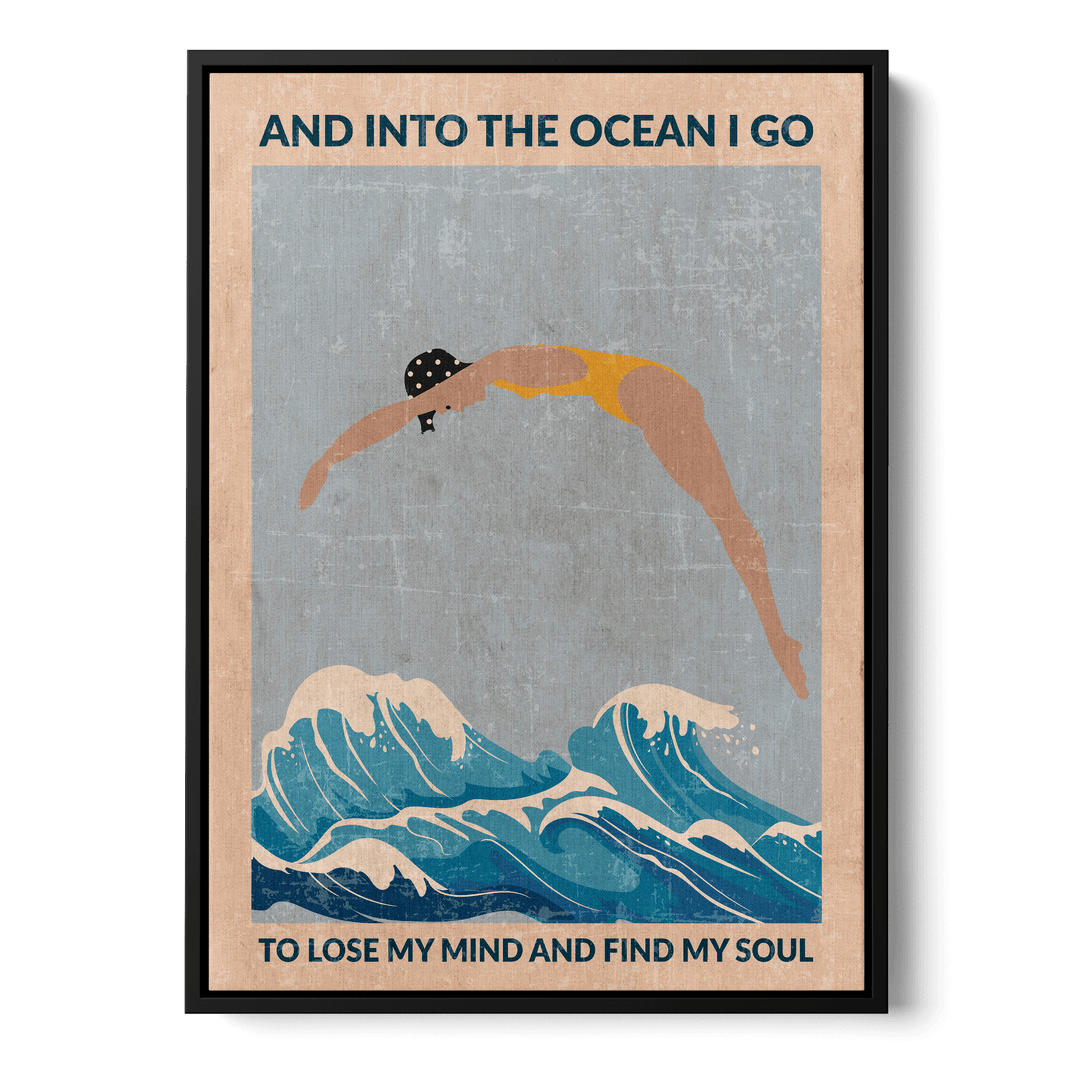 Into The Ocean Canvas