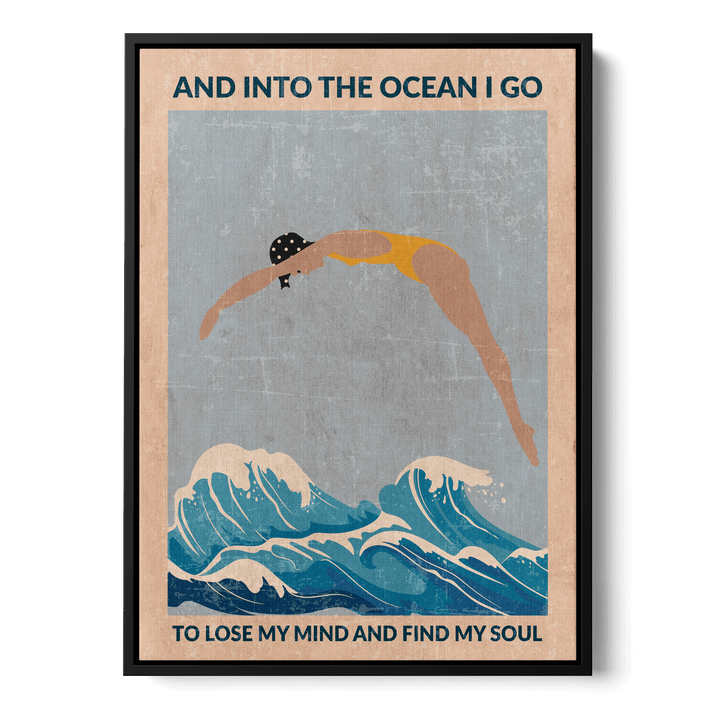Into The Ocean Canvas