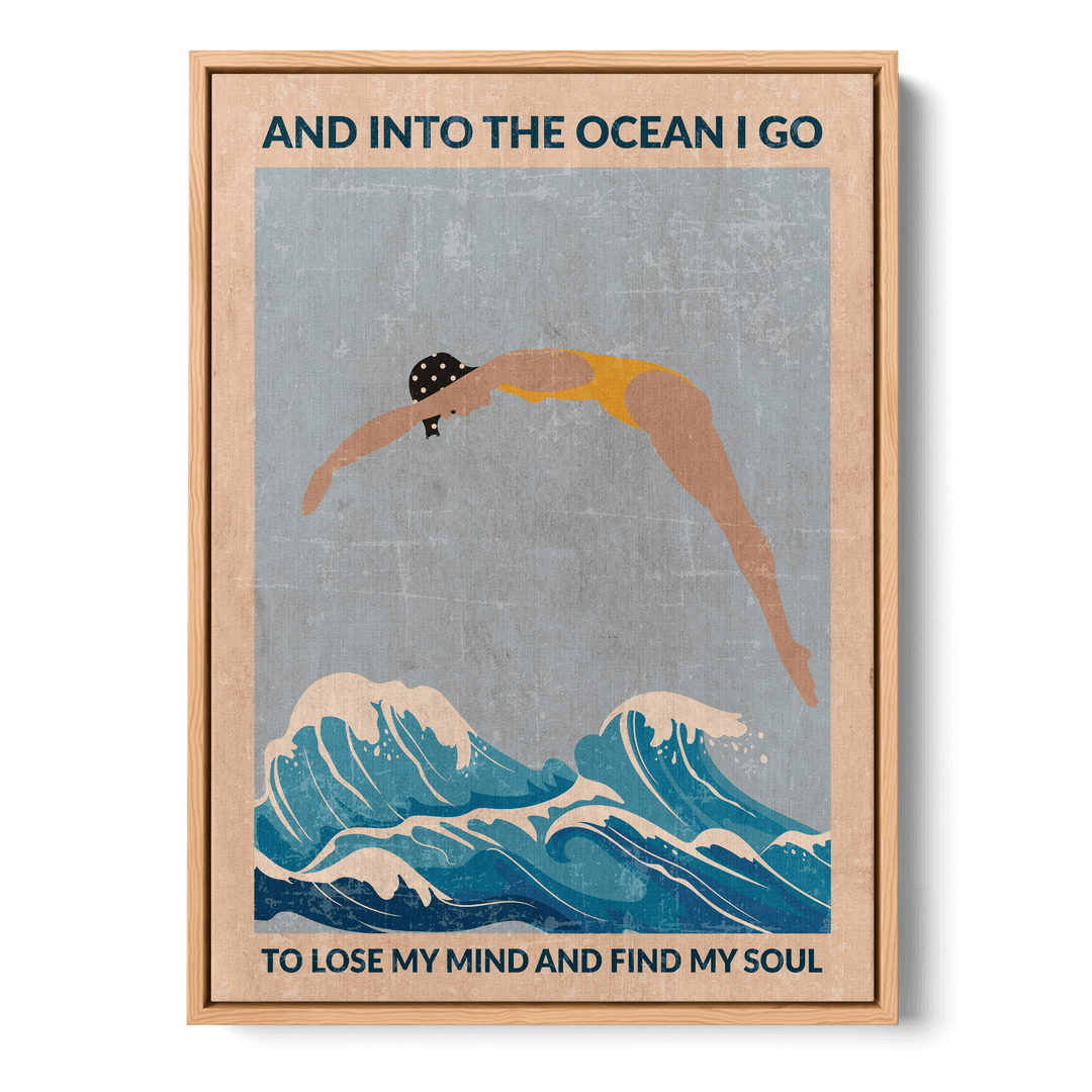 Into The Ocean Canvas