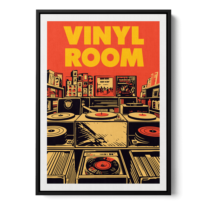Vinyl Room Canvas