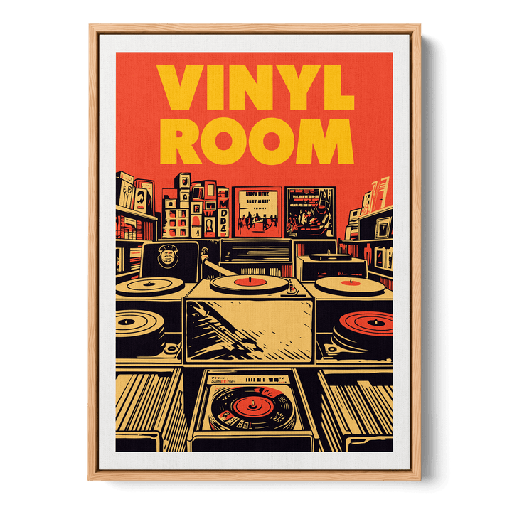 Vinyl Room Canvas