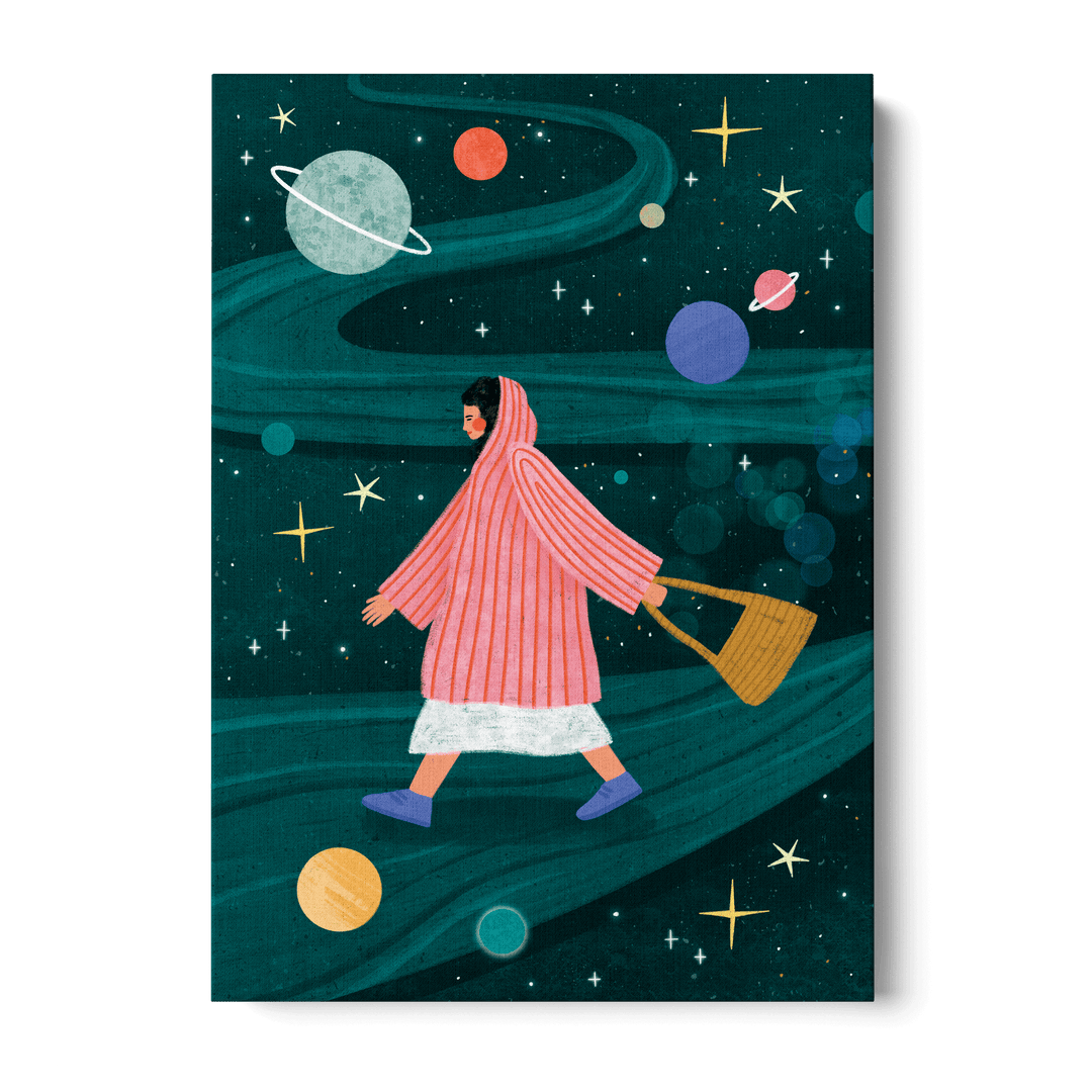 Cosmic Stroll Canvas