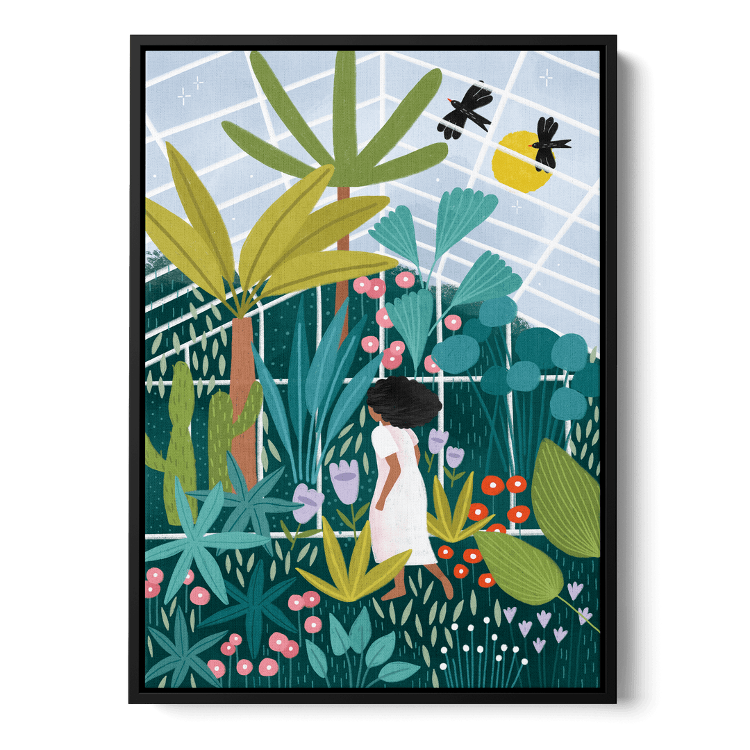In The Green House Canvas