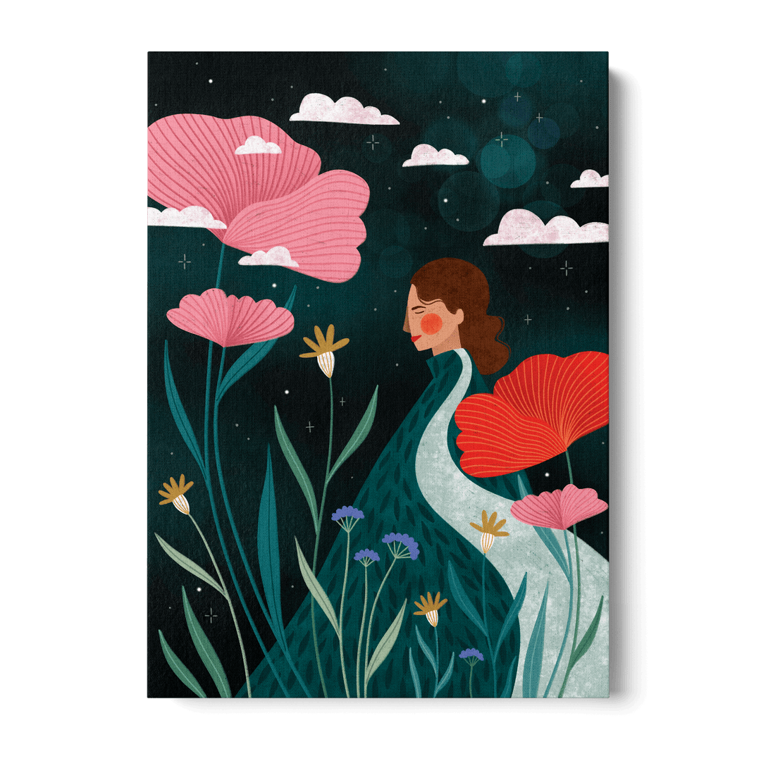 Dreamy Garden Stroll Canvas