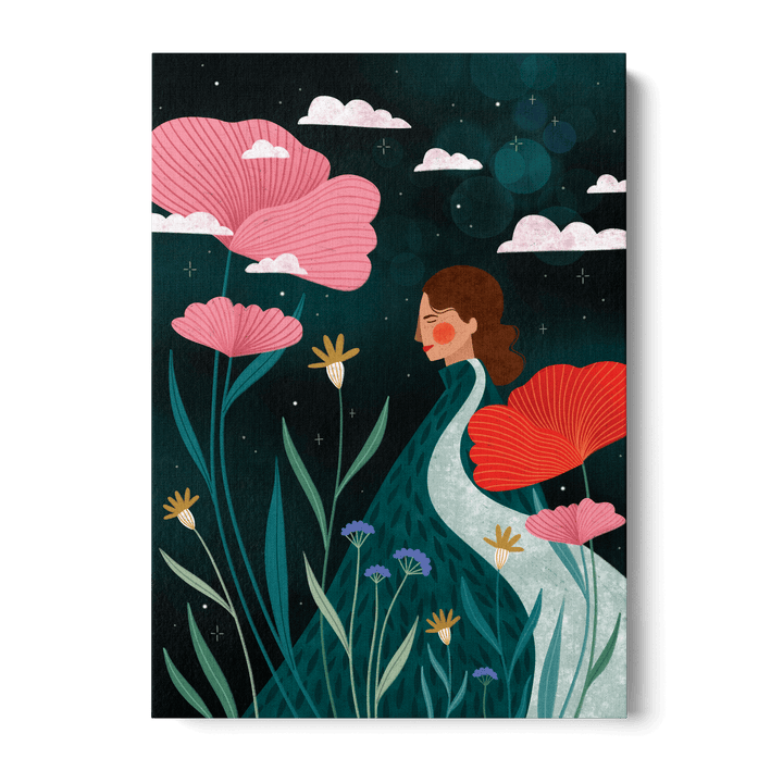 Dreamy Garden Stroll Canvas