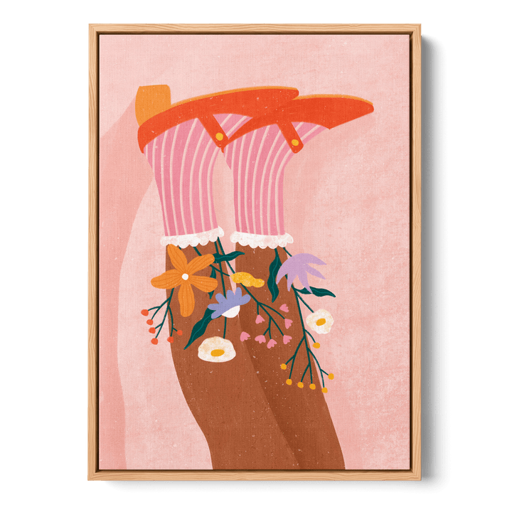 Floral Steps Canvas