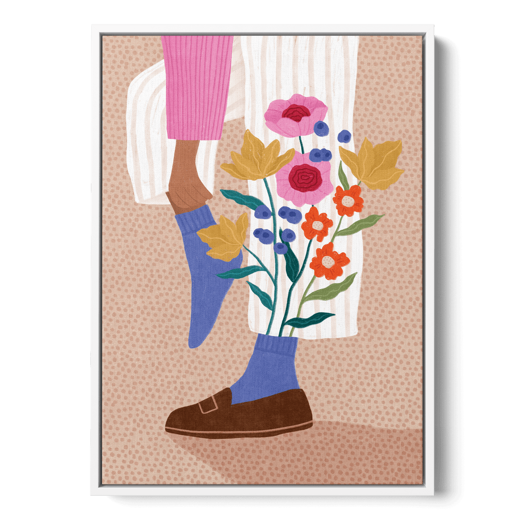 Blooming Socks Canvas