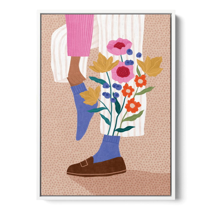 Blooming Socks Canvas