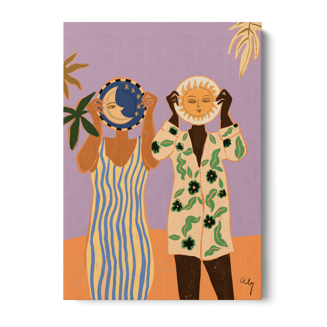 Sun And Moon Canvas