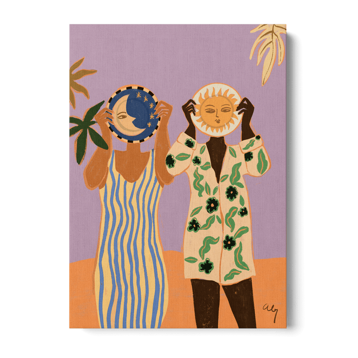 Sun And Moon Canvas