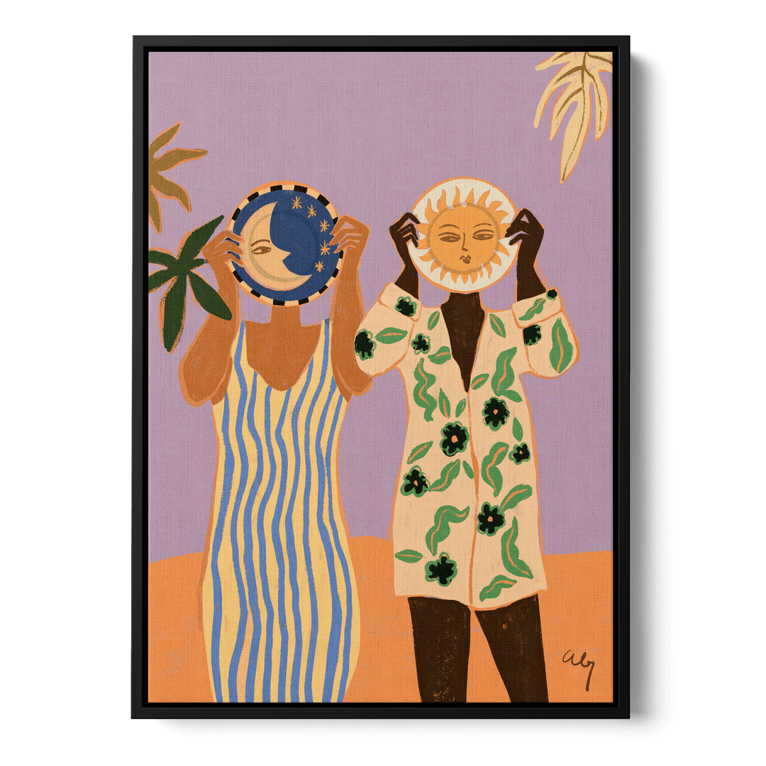 Sun And Moon Canvas