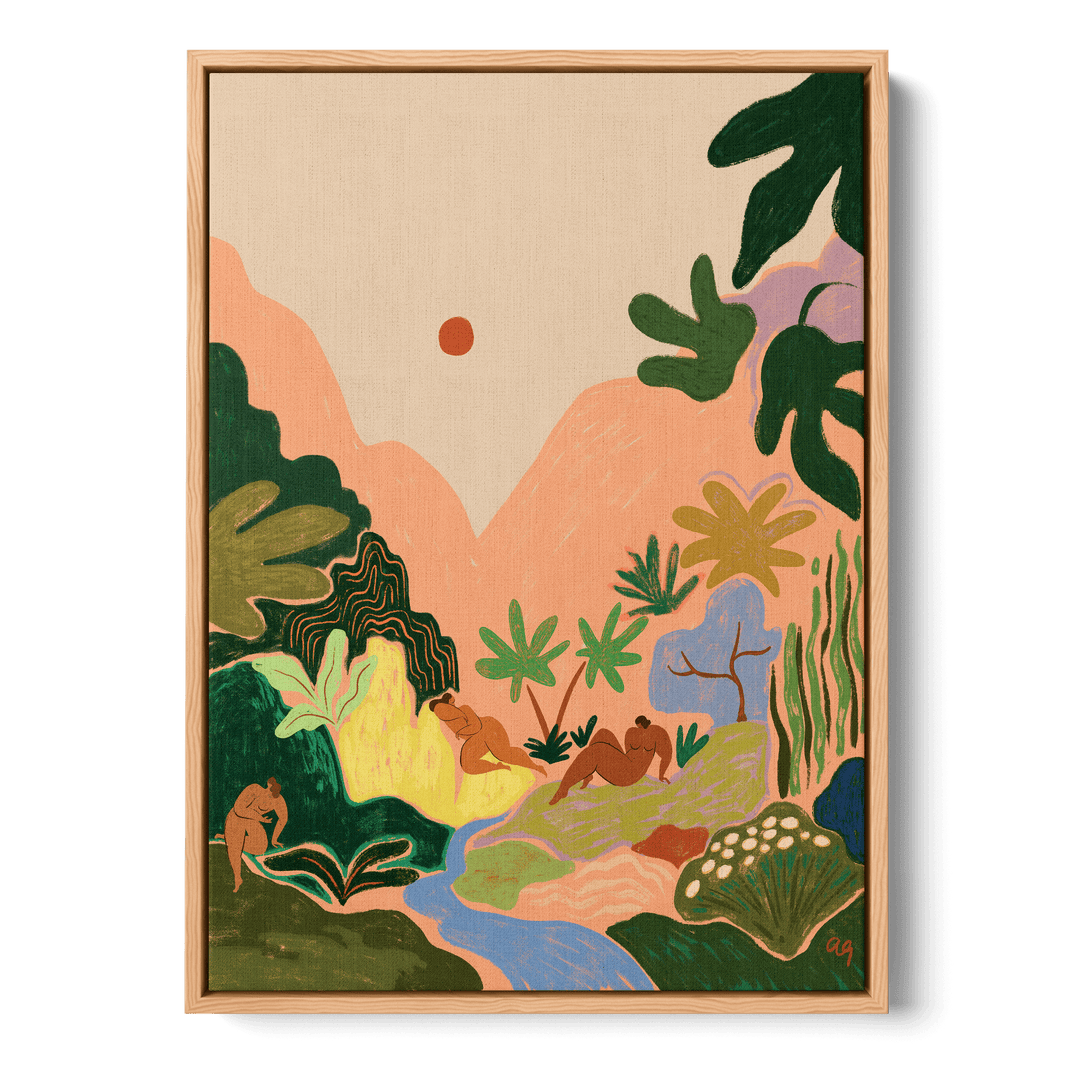 Pastel Paradise Canvas