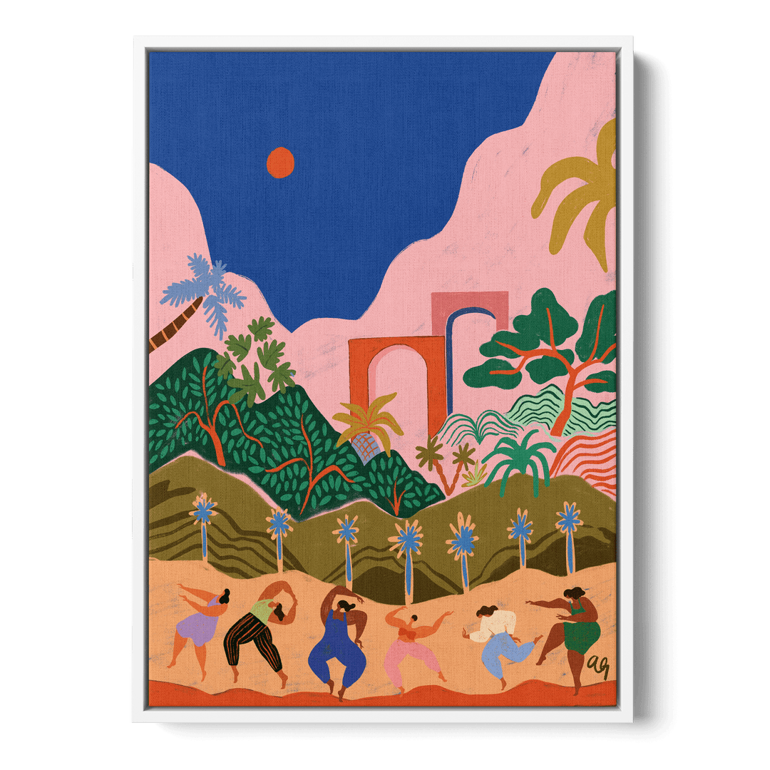 Tropical Dance Bliss Canvas