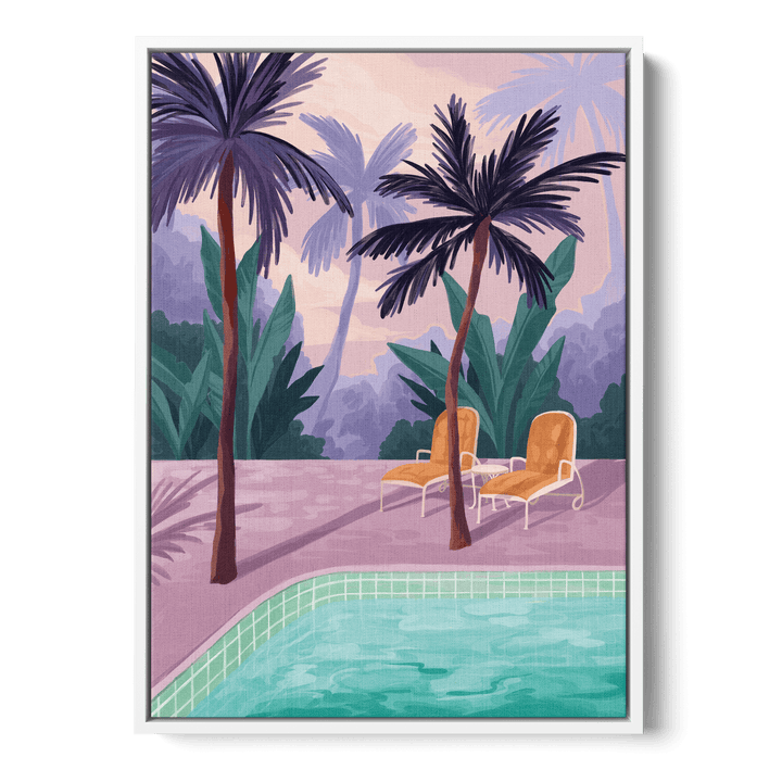 Two Sunbeds Canvas