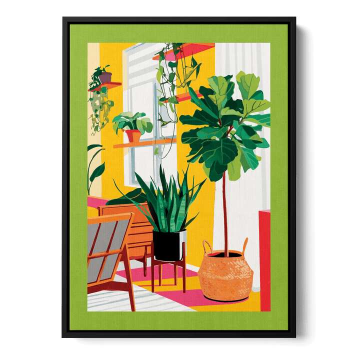 Lounge Plants Canvas