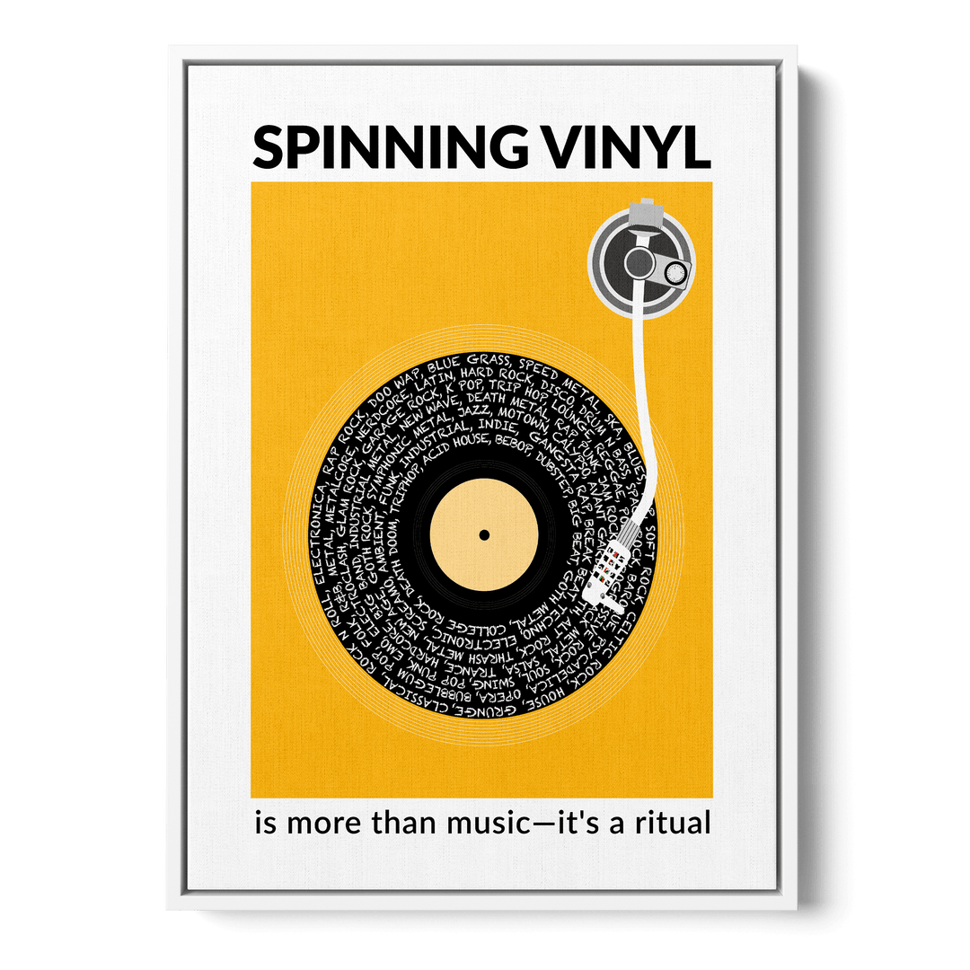 Spinning Vinyl Canvas