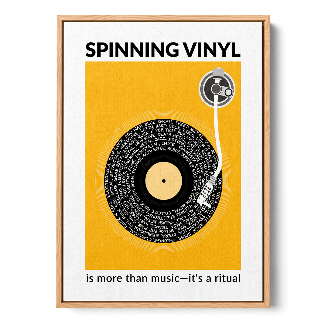 Spinning Vinyl Canvas