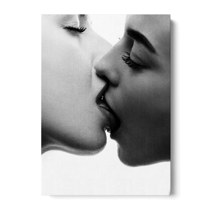 Sensual Kiss Canvas