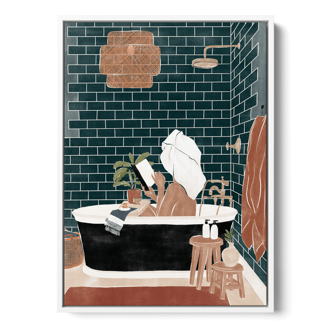 Bathroom Babe Canvas