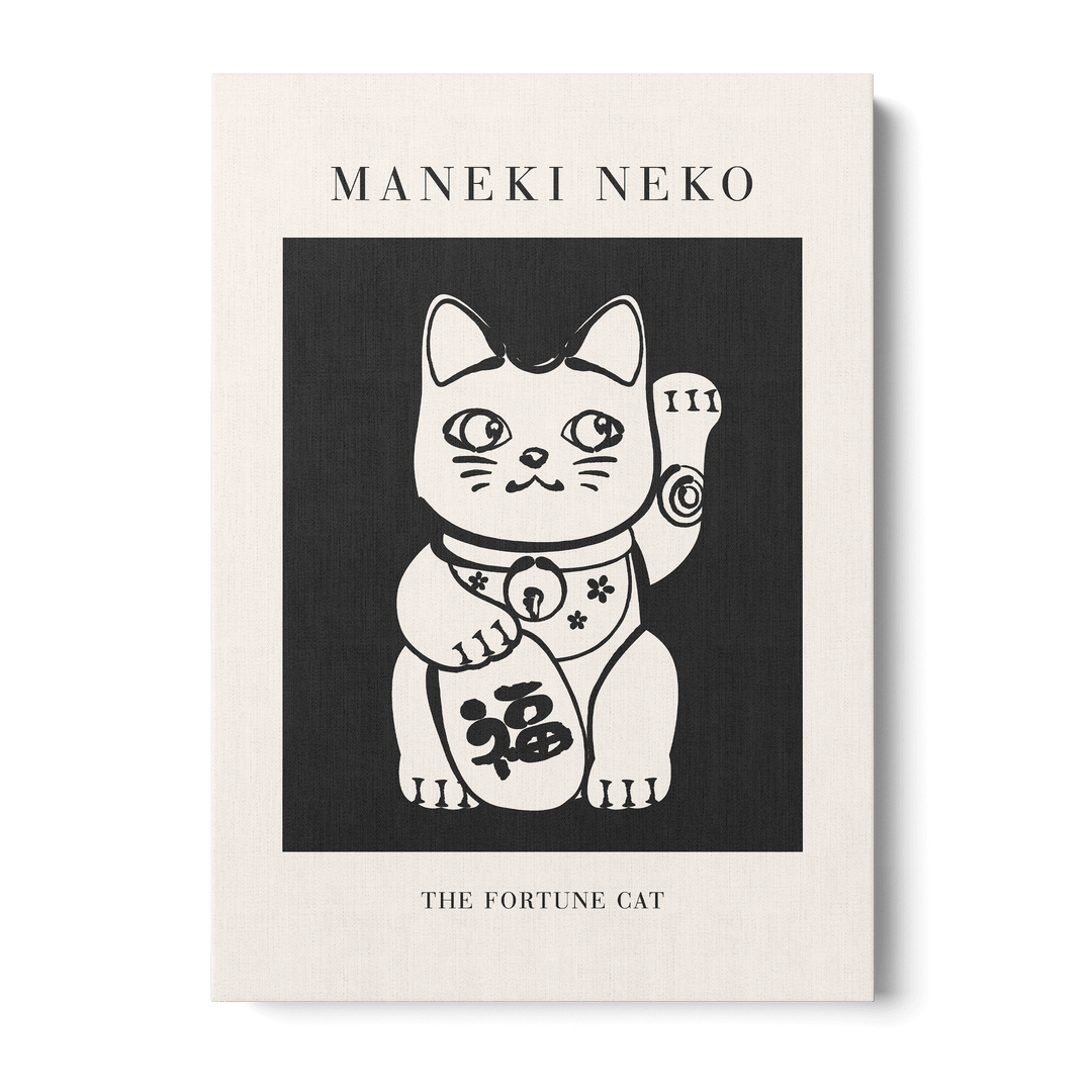 Maneki Neko Canvas