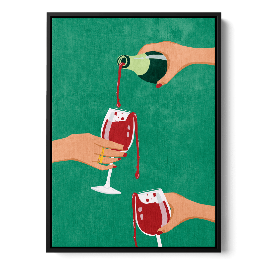 Cheers Girls Canvas