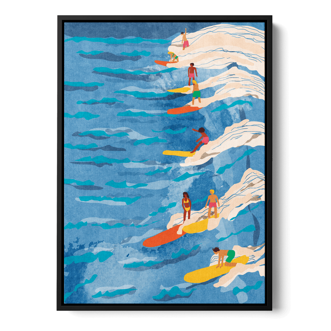 Chilled Surfing Canvas