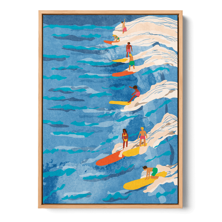 Chilled Surfing Canvas