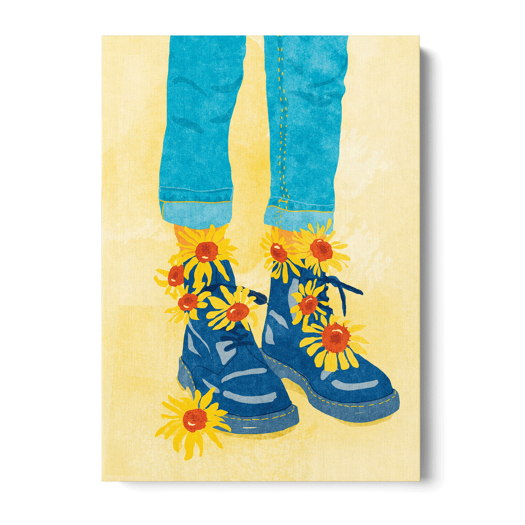 Sunflower Walk Canvas