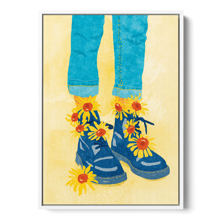 Sunflower Walk Canvas