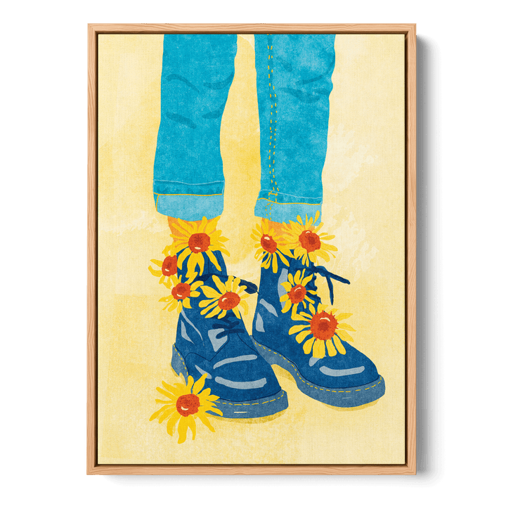 Sunflower Walk Canvas
