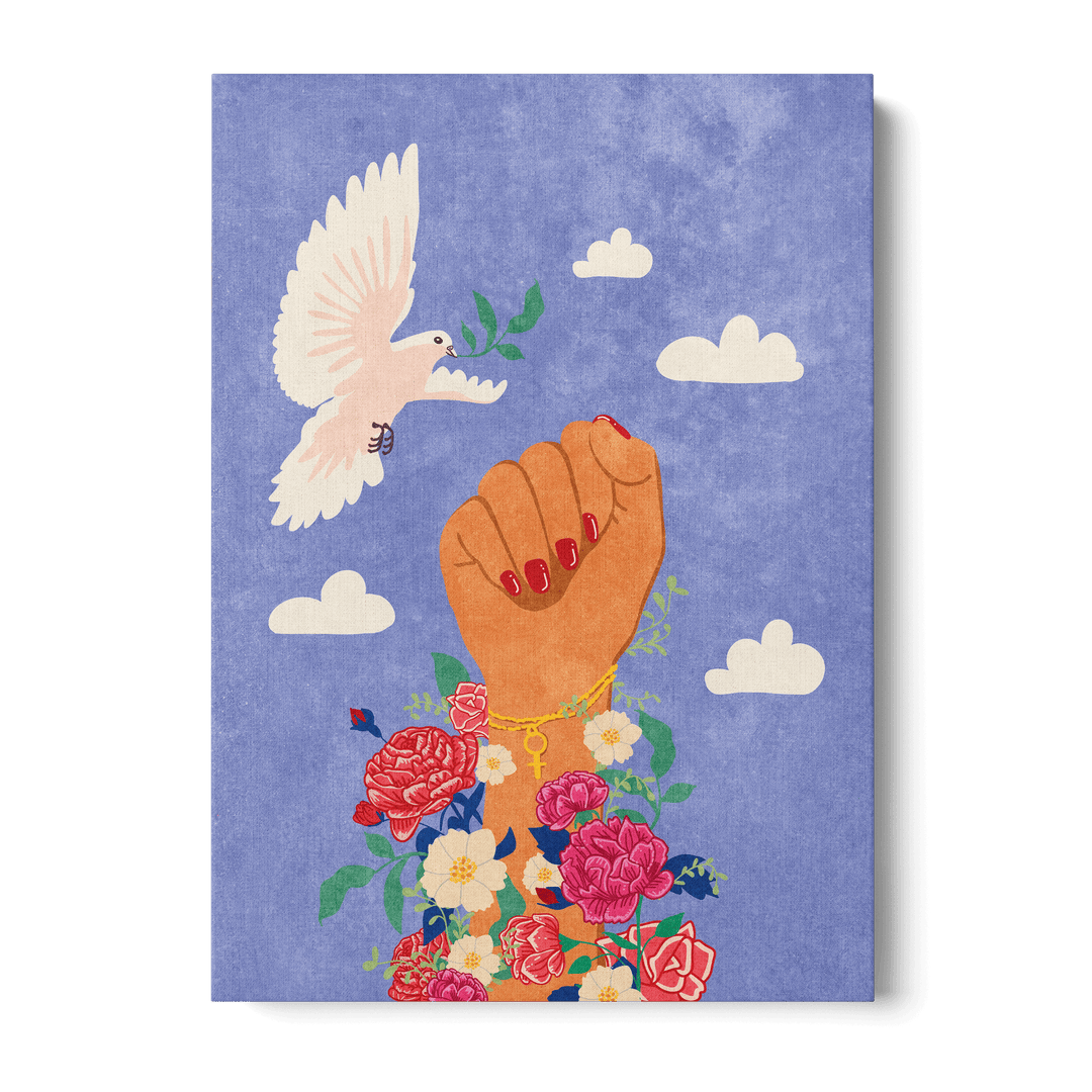 Feminist Fist Canvas