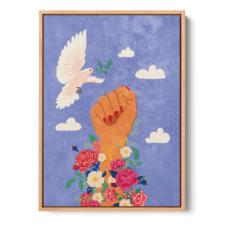Feminist Fist Canvas