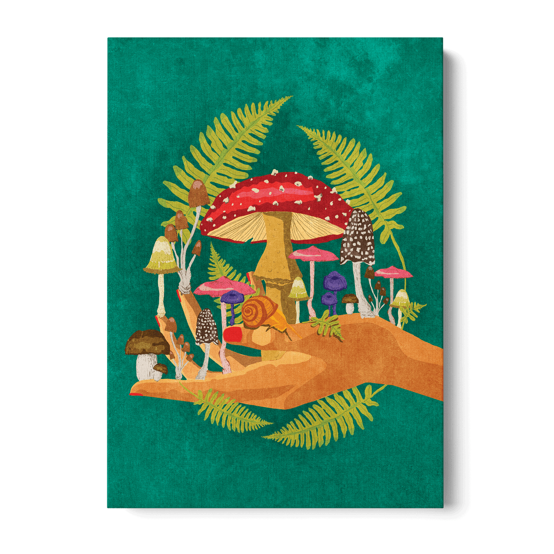 My Mushroom Cosmos Canvas