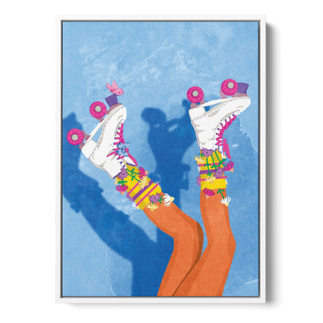 Skate Like A Girl Canvas