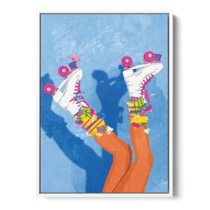 Skate Like A Girl Canvas