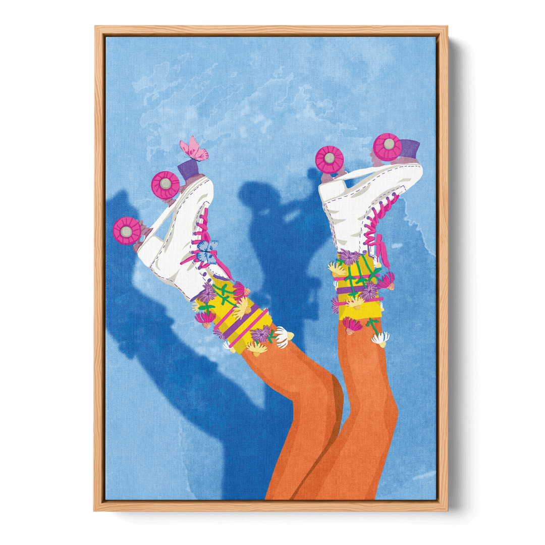 Skate Like A Girl Canvas