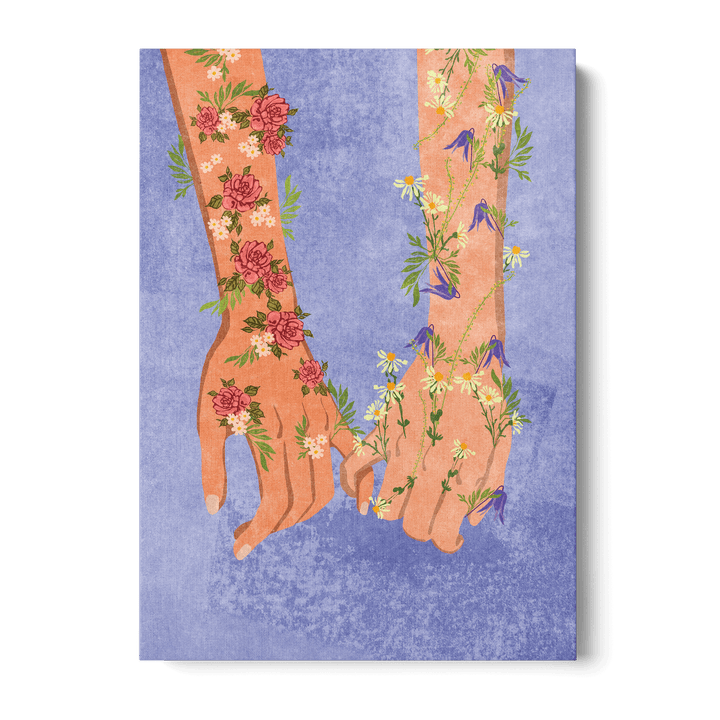 Holding Hands Canvas