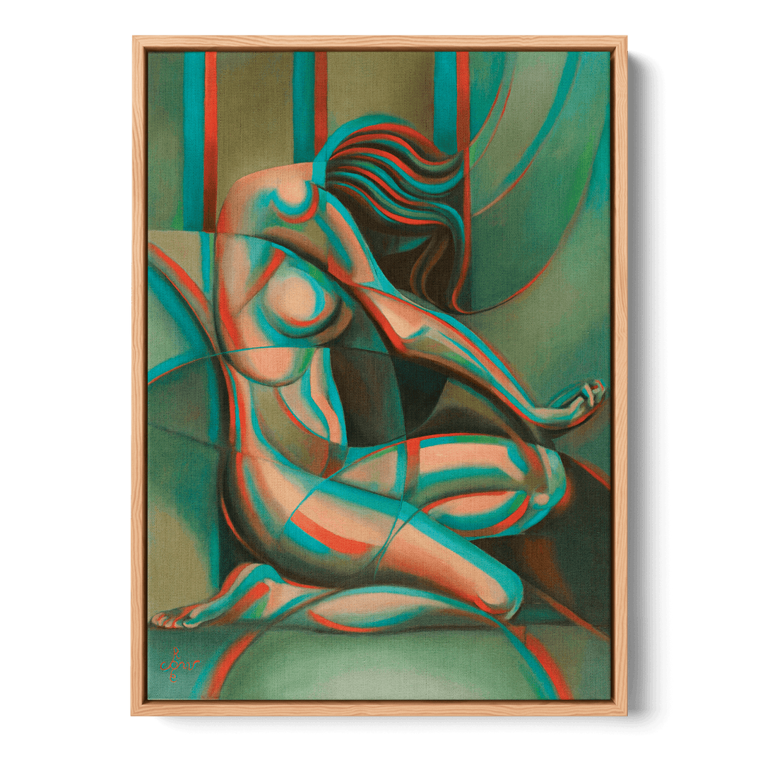 Anaglyphical Roundism Canvas