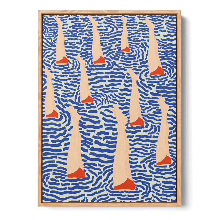 Bañistas Canvas