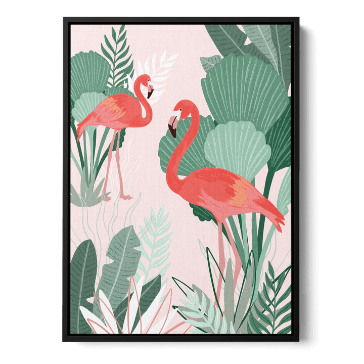 Flamingo Dreams Canvas