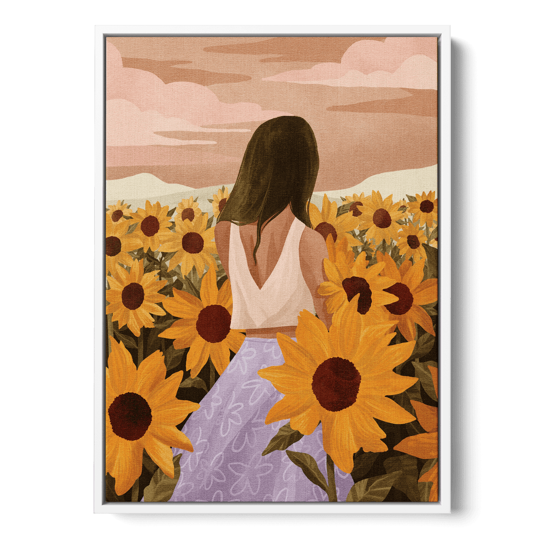 Sunflower Evenings Canvas