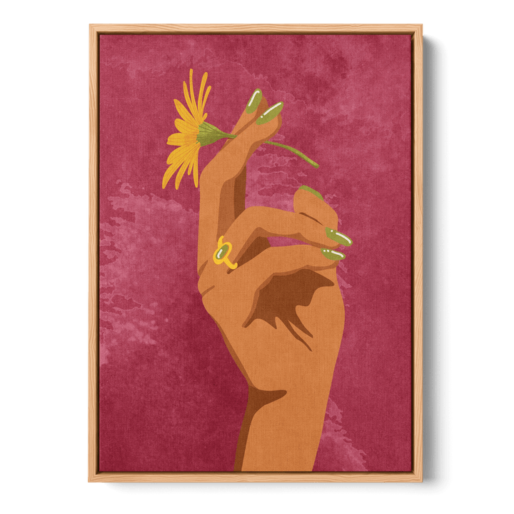 Smoking Flower Canvas