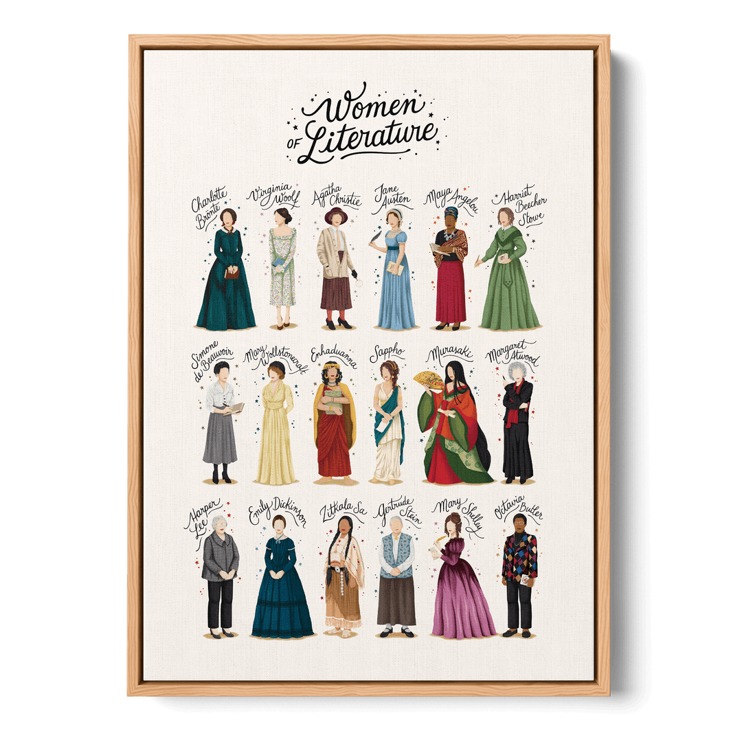 Women Of Literature Canvas