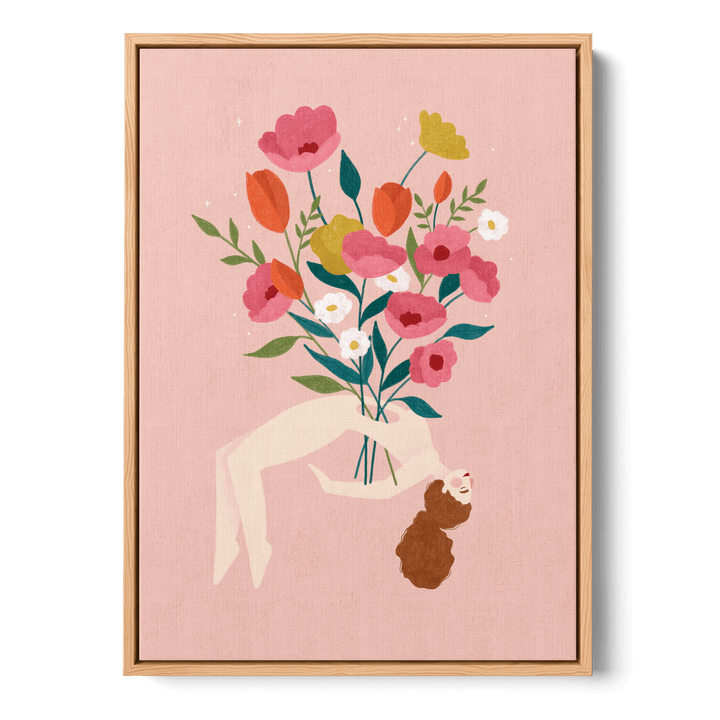 I Am A Flower Canvas