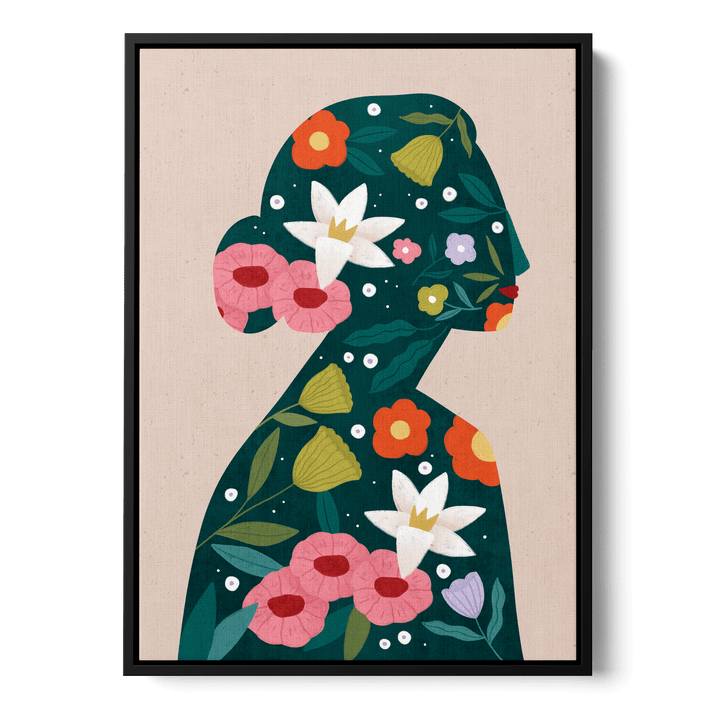 Filled With Flowers Canvas