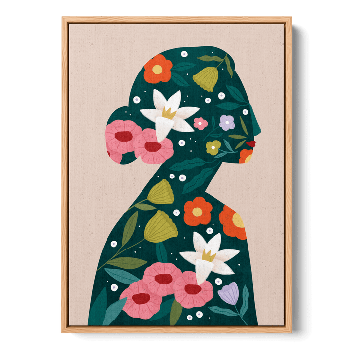 Filled With Flowers Canvas