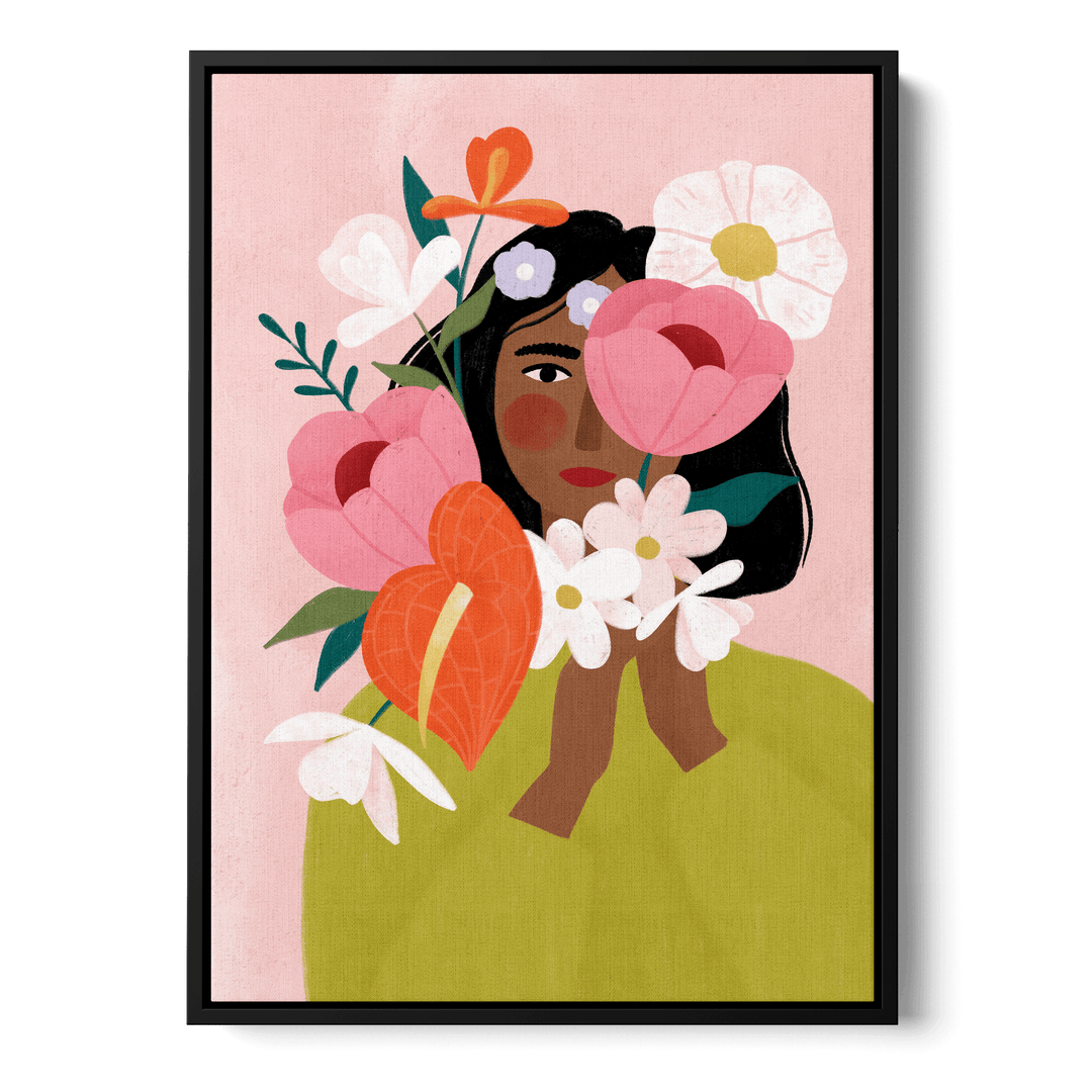 Flower Lady Canvas